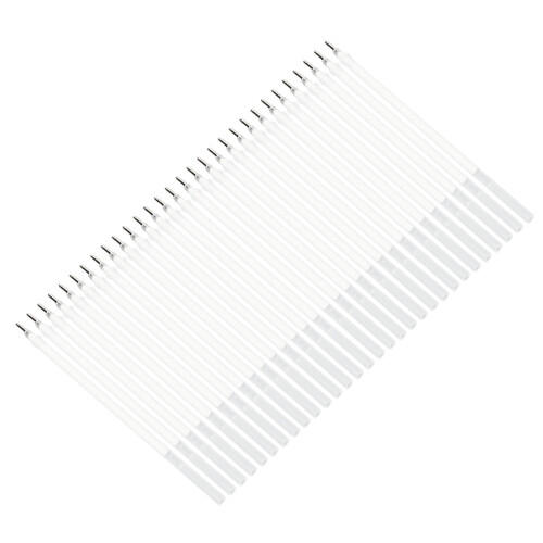 (White) 30 Stück Wimpern, 1mm x 13cm 1