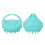 (Green) Soft Silicone Waterproof Scalp Scrubber Green 2