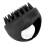 (Black) Silikon-Kopfmassager Shampoo-Bürste Schwarz 5