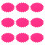 Étiquettes Prix Fluorescentes Explosion Rose 2