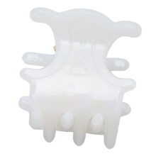 (Colorful White) Mini-Haarclips mit starkem Griff in Blau mit Blumenmuster