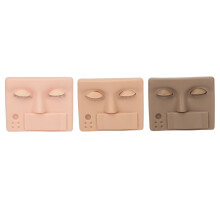 3x Wimpern-Trainingskopf mit abnehmbaren Lidern Starter