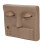 (Brown) Wimpern-Trainingskopf 3D wiederverwendbar Braun 1