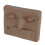 (Brown) Wimpern-Trainingskopf 3D wiederverwendbar Braun 2