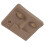 (Brown) Wimpern-Trainingskopf 3D wiederverwendbar Braun 5