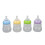 4x Nipple Feeding Bottle Set PP Double Scale Baby Gift 4