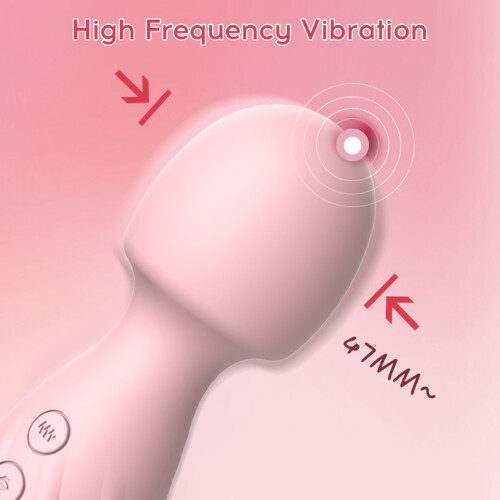 Cute Microphone Massage Stick 10 Frequency Waterproof Low Noise 2