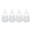 Infant Bottle Set Soft Wide Neck Dual Scale Newborn White 3