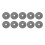 10x Bruststraffungs-Pads Magnet-Runde Pflaster 1