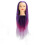 Purple Gradient Braiding Mannequin Head 2