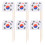 200Pcs Engångs Matflaggor Cocktail Toppingar Fruktpinnar 7