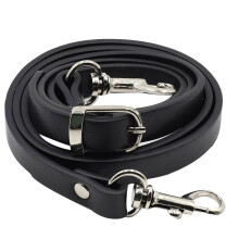 120 Cm Ersättningsrem För Cross Body Väska Svart Silver Spänne