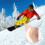 1 Par Snowboard Knäskydd Silikon Adhesivt 10