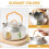 stainless steel water kettle silver jug for camping 11
