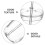 Glass Drinking Cup Transparent For Adults Daily Use 1 Set 7