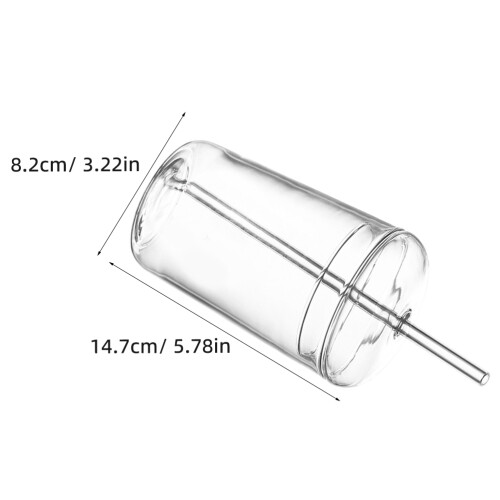 Glass Drinking Cup Transparent For Adults Daily Use 1 Set 1