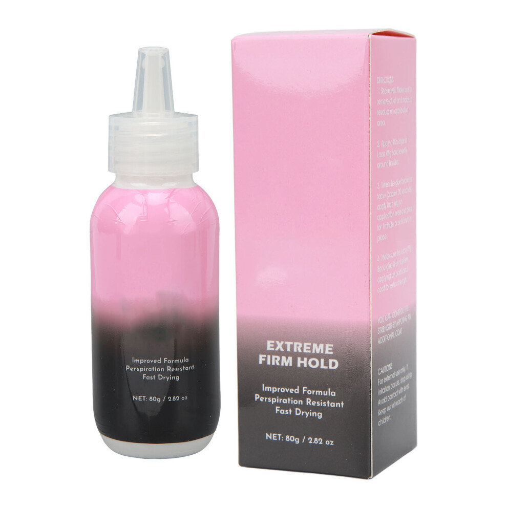 Unisex 80Ml Wig Glue Waterproof Strong Hold Lace Front Human Hair