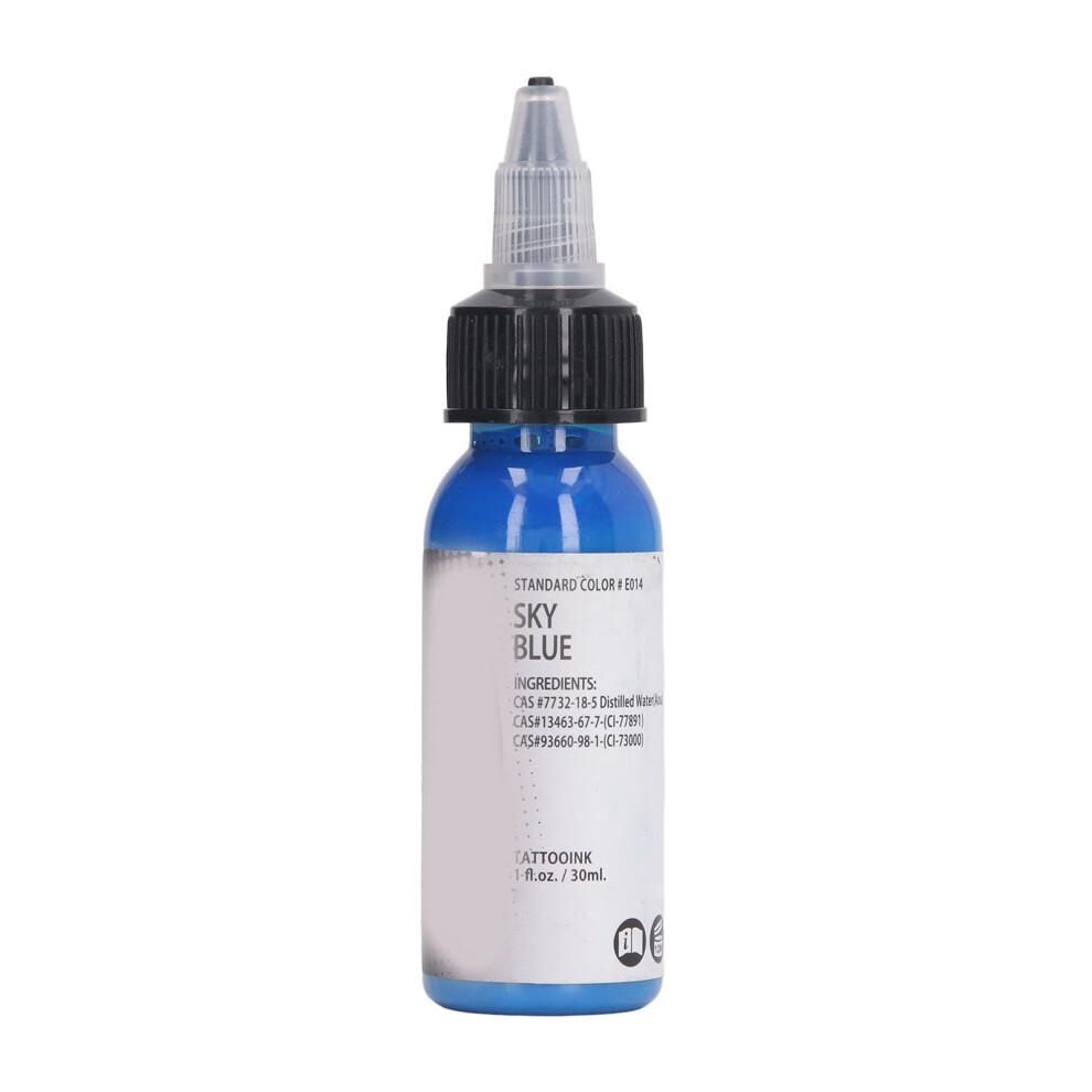 Blue (Sky ) 30Ml Tattoo Practice Ink High Color Saturation Sky