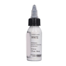 (WHITE) 30ml Tattoo Ink Licht Zwart Hoge Saturatie