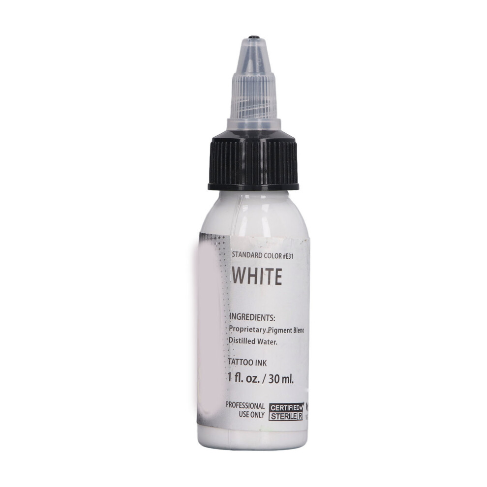 Blue,White (White) 30Ml Tattoo Practice Ink High Color Saturation Sky Blue