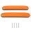 Wheelchair Arm Pads Long PU Leather Waterproof Orange 2