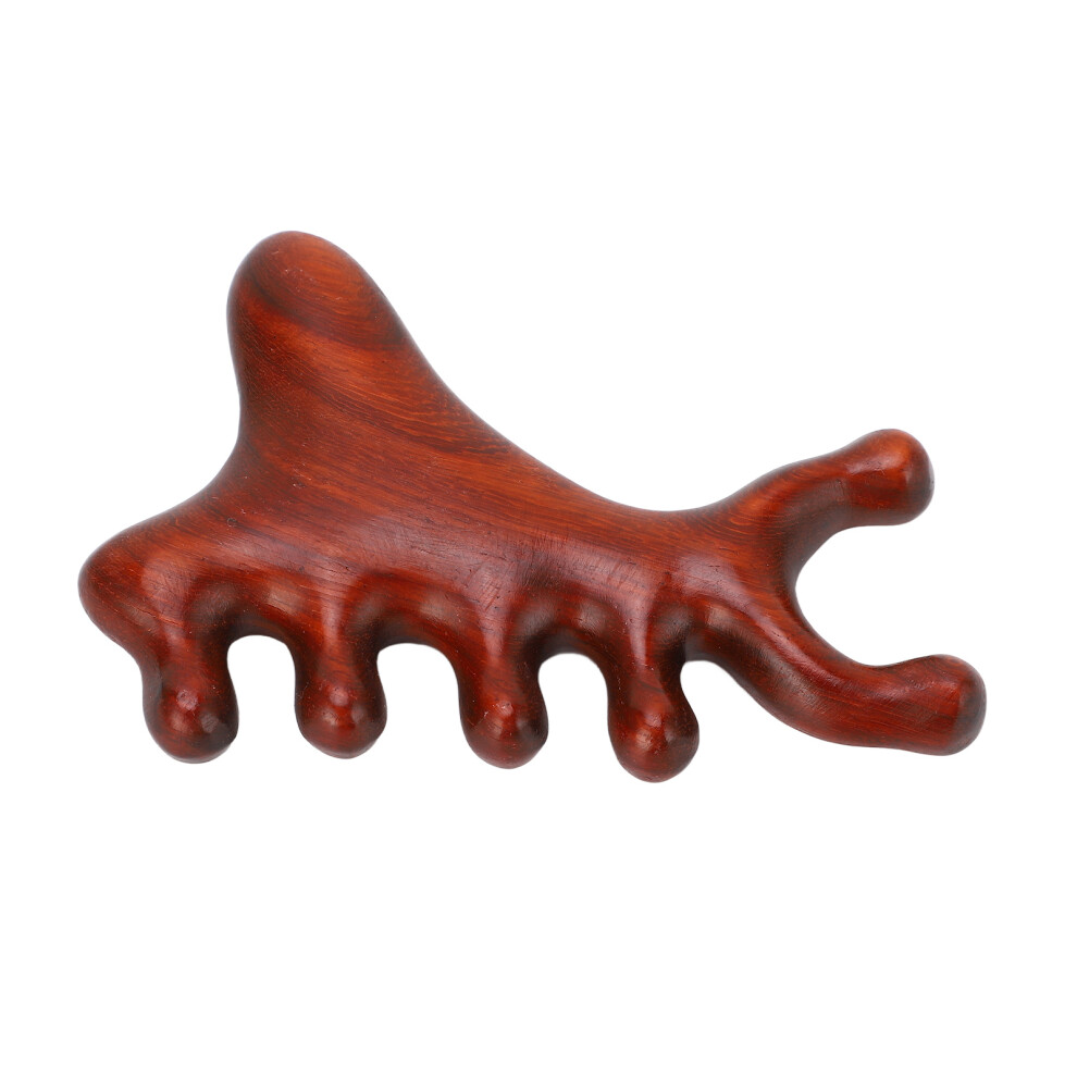 Wooden Massage Comb Wide Teeth Stress Relief Fish Shaped