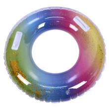 Flotteur De Piscine Adulte Design Arc-En-Ciel, Pratique Et Sûr