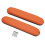 2x Wheelchair Arm Pads PU Leather Orange 3