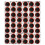 48Pcs 30Mm Moped Däck Luftficka Hålreparationsplåster Gummipatch 1