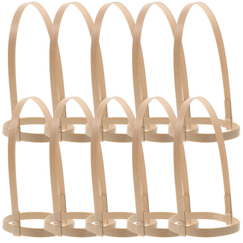 10Pcs Vävda Kaffekoppsbärare, Ta- Hållare