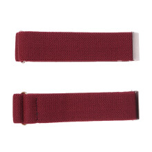 1 Par 2,5 Cm Skjortarmband Ej Justerbart Unisex Chinlon Vinröd