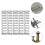 5 Trumpet Knappsprutor Instrumenttillbehör I Silver 4