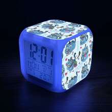 K-pop Demon Hunters Clock with LED Night Light(16)