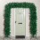 Samuel Alexander 8ft (2.35m) Samuel Alexander Double Door Plain Green Flat Top Christmas Tree Arch with 2000 Tips 2