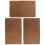 3Pcs Kokosfiber Matta För Reptiler Sovunderlag (50 X 30 Cm) 1