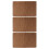 3Pcs Kokosfiber Matta För Reptiler Sovunderlag (50 X 30 Cm) 3
