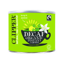 Clipper Fairtrade Organic Decaffeinated Coffee Tin 500g