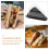 10Pcs Triangle Cake Box Plast Förpackning Svart 8