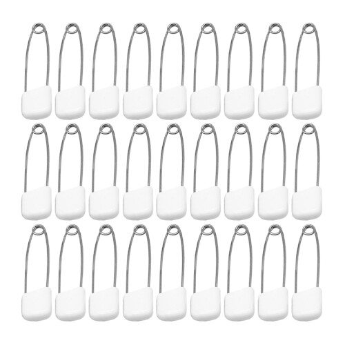 100Pcs Plaständar Säkerhetsnålar För Nappväskor Och Spädbarn 2