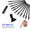 100Pcs Läpppinsel Engångs Applikator Nylonborste Makeupverktyg 7