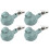4Pcs Tablettklämmor Fågelformade För Hem Matsal Picknick ( ) 10
