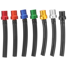 7Pcs Motorcykel Tankens Bensinlock Med Ventilationsrörslock, Metall