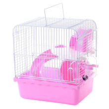 1 Hamsterbur 2-Lagersbur För Läggdjur