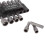 14 Delar 5-12 Mm Metriska Socketmuttrar 1/4 Hex Verktygssats 7