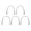 (Upper Teeth) 50x NiTi Orthodontic Arch Wire 0.017x0.022 Lower 1