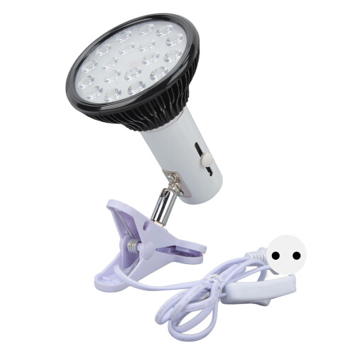 (Black EU Plug) UV Black Light 18 Stuks Lamp 110-240V EU Plug
