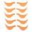 (Orange) 5 Paar Silikon Wimpernlockenwickler Wimpernlift 1