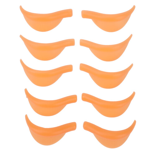 (Orange) 5 Paar Silikon Wimpernlockenwickler Wimpernlift