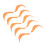 (Orange) 5 Paar Silikon Wimpernlockenwickler Wimpernlift 5