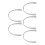 (Upper Teeth) 50x NiTi Orthodontic Arch Wire 0.017x0.022 Lower 2